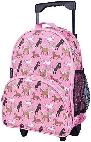 Wildkin Kids' Horses Rolling Luggage