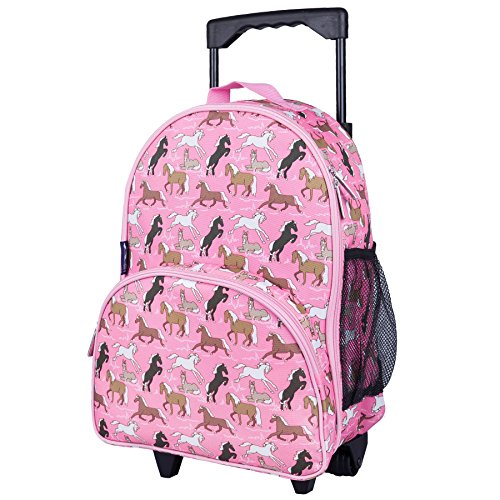Wildkin Kids' Horses Rolling Luggage
