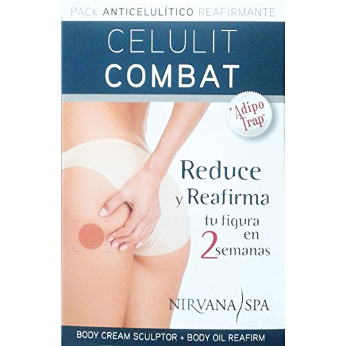 Nirvana SPA Pack anticelulítico Celulit Combat - Crema anticelulítica (200ml) y Aceite Reafirmante (125ml)