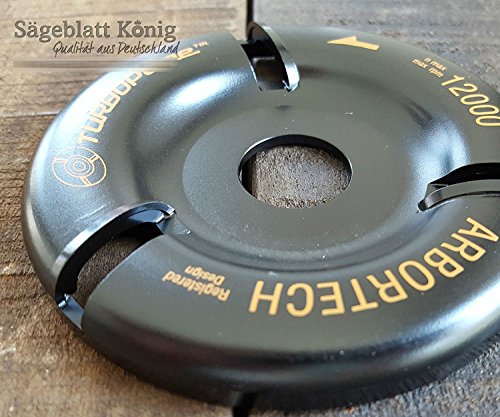 Arbortech TURBO Plane Turboplane inkl. Schutzbrille – Frässcheibe für Holz / Winkelschleifer - 4