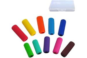 BOZEVON Impugnature per Matita - Supporto Ergonomico di Scrittura per Destri e Mancini - per una Scrittura a Mano Ottimale e Massimo Controllo Mentre si Colora