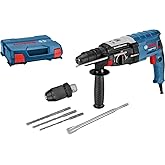 Bosch GBH 2 &ndash; 28 &deg;F Professional 880 W 900RPM SDS plus rotary Hammer &ndash; darbeli matkap (Siyah, Mavi, Gri, 4 m, 880 W, 6,8 cm, 