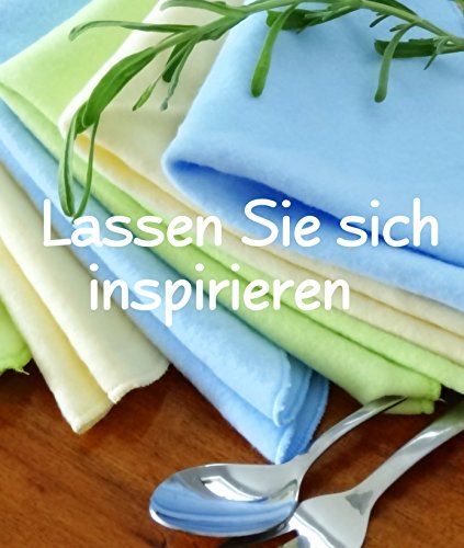 Babymajawelt Molton Flanell Waschlappen 25/25 – 10er Pack Mädchen -NEUHEIT -11909 - 3