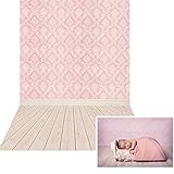 madchen amick recent photos Material: Baumwoll-Polyester NIVIUS PHOTO® 150*220cm Dünne Vinyl rosa Damast Tuch Fotografie Hintergrund Computer Druck Hintergründe für Fotostudio Neugeborene Geschenk XT-2341