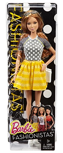 Barbie Fashionistas Toy - Fashionista Deluxe Fashion Doll in Yellow Dress