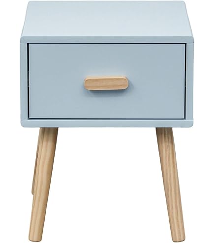 Cassettiera Bambini Relaxdays - 3 Cassetti + Anta, Design Mare, Bianco/Blu, 105x42x30 Cm - Foto 4