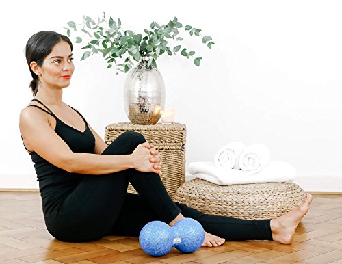 Duoball Faszienrolle – Doppel-Massageball inkl. Start-Guide – für wirkungsvolle Selbstmassage, Faszientraining und punktuelle Triggerpunkttherapie – ideal für Rücken, Nacken, Arme und Achillessehne – 8cm oder 12cm – von enducore - 3
