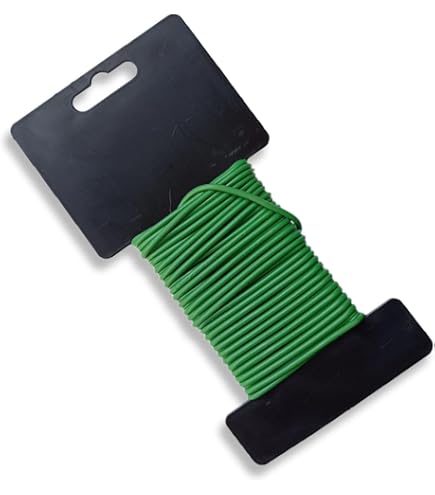 TYSM-CC Legaccio Piante 3 mm x 20m – Filo Morbido Verde con