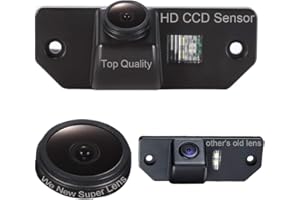 Kalakus Cámara de Visión Trasera de luz de la Matrícula,Visión Nocturna & Impermeable Mejorada Asistente de Aparcamiento para Ford Mondeo/Focus (C170)/C-MAX/Fous Sedán/MK II 2