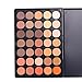35 Warm Colours Eyeshadow Palette, Tinabless Professional Waterproof Make Up Palette with Matte Shimmer Eyeshadow Pallet (35O)