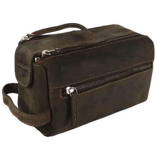 Preisvergleich Produktbild Greenland Westcoast Kulturbeutel Leder 24 cm