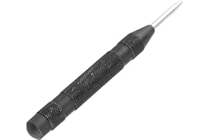 VIAGASAFAMIDO Dziurkacz Do Znakowania, Automatyczny Punktak Centralny, Metalowa Prasa Do Drewna Z Czarnym Lokalizatorem Punktaka, Narzędzie Do Znakowania Wgnieceń, Stemple I Ozdobnego Rytowania