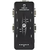 4 port usb kvm switch, 4 kasa 1 monit&ouml;r switch, 4 Bilgisayarı Tek Elden Y&ouml;netin,