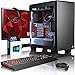 Produktbild VIBOX Species-X RL570-712 Gaming PC Computer mit Spiel Bundle, Windows 10 OS, 27 Zoll HD Monitor (4,3GHz Intel i5 6-Core, ASUS Strix Radeon RX 570 Grafikkarte, 32Go DDR4 RAM, 480GB SSD, 2TB HDD)