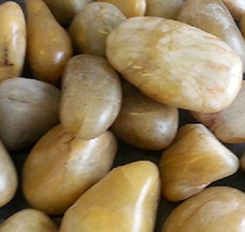 1 kg amarillo piedras de río pulidas 30-40 millimeter ressentis ideas