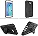 Produktbild Für Rüstung Rotation Seris ISENPENK Samsung Galaxy A5(2017) Hülle [Schwarz] Muster Armor Galaxy A5(2017) Case Schutzhülle Tasche Panzerung 2-in-1 Ultra Slim Halterung Mit Ständer Stand Halterungsschale