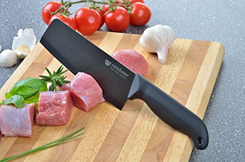 GRÄWE® Chinesisches Keramik-Kochmesser mit Acryl-Messerblock, Serie CERAHOME® - 4