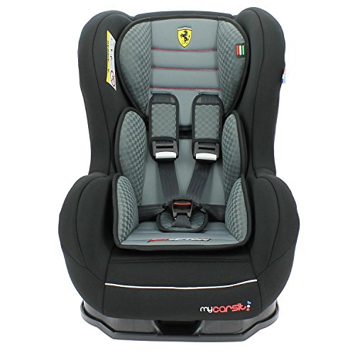 Convertible Car Seat FERRARI - 5 seat recline positions - Side impact protection - Confort and safety - Made in France - 0-4 years group 0+/1 - 3 stars TCS - 4 colors