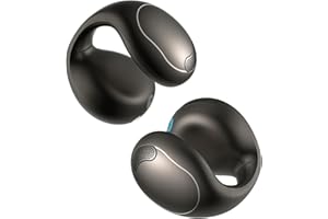 soundcore C40i von Anker, Open-Ear Earbuds, Clip-On Kopfhörer, flexibles Gelenk-Design, Tastensteuerung, federleichter Komfort, fester Halt mit ansteckbaren Ohrklammern, große Treiber für klaren Klang