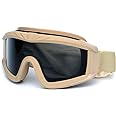 Outdoor Sports Military Tactical Airsoft Goggles with 3 Interchangable Lens Impact resistance Hunting Eyewear, UV400 Protection Shooting Glasses for Men Women Motorcycle Riding Wargame Paintball