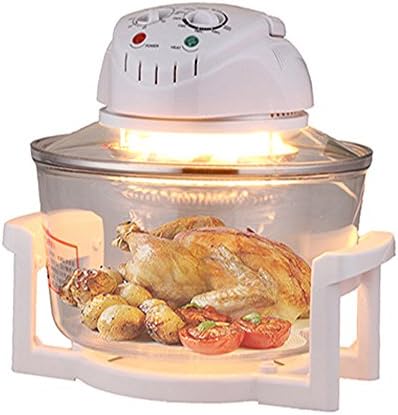 Oil-less Air Fryer, 13 Quart, 1200 watt, With Air Fryer Cookbook / Recipes + 3 Air Fryer Accessories By CASA BONITA
