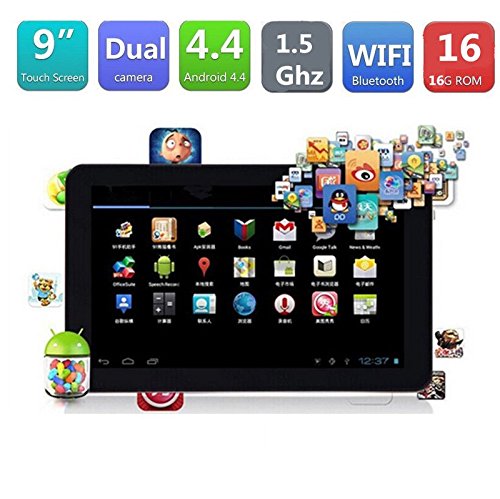 Auntwhale 9  Inch A33 F900 Allwinner Quad Core Dual Camera Google Android 4 4 WIFI Bluetooth HD 1G   16G Tablet PC