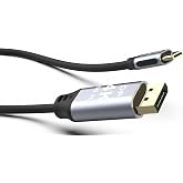 INCA ITCD-02TX USB TYPE C 3.0 TO DİSPLAYPORT 4K 2 METRE KABLO 4K HD 3840 2160 60Hz &ccedil;&ouml;z&uuml;n&uuml;rl&uuml;kte g&ouml;r&uuml;nt&uuml; aktarımı Type C giriş