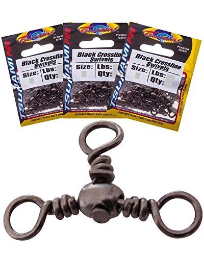 Black Three Way Swivels