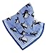 Produktbild Kinder Nickituch mit niedlichen Pinguinen, 44 cm x 44 cm, Farbe: Blau