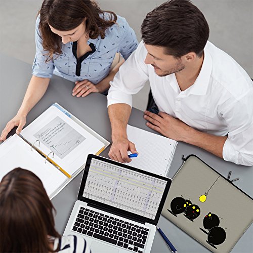 Digittrade LS157-15 Illumination Designer Schutzhülle für Laptops und MacBooks mit einer Bildschirmdiagonale von 38,1-39,6 cm (15,6 Zoll) grau-schwarz - 6