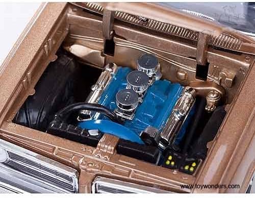 Carolirala 1825bn Sun Star Usa - Pontiac Gto Hard Top (1964, 1: 18, Saddle Bronze) 1825 Diecast Car Model Auto Vehicle Automobile Metal Iron Toy