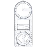 Geometric Ruler for Drawing & Design – Multifunctional Tool for Drafting, Architects, Engineers, Artists & Students – Ideal f