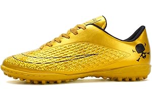 WOWEI Chaussures de Football Homme Crampons Foot Garçon Professionnel Spike Athlétisme Entrainement Chaussures Crampons Football de Sport Adolescents