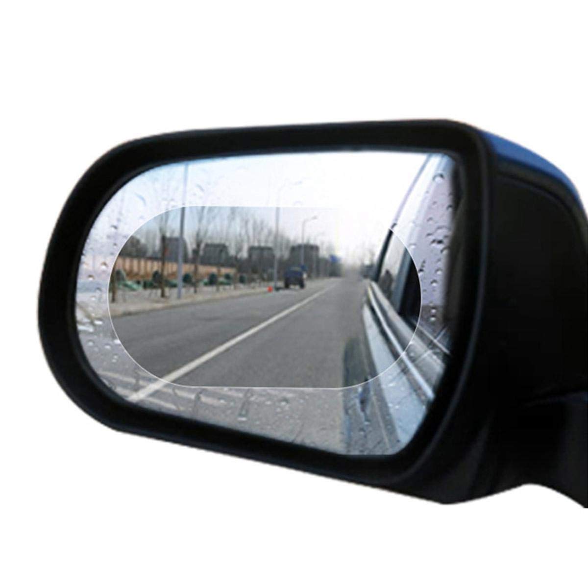 CS GLARE Anti Fog Film, Rearview Mirror Waterproof Film Anti-glare Anti Dust Anti-Water Mist Film Rearview Mirror Side Window Protective for All Automobile and Vehicle (Set of 2) - Image 5