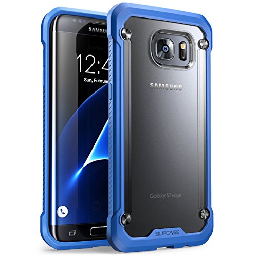Supcase Carcasa para Samsung Galaxy S7 Edge 2016  Funda cubierta protectora Unicorn Beetle serie Premium Hybrid  Frost Blue 