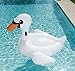 Produktbild DMGF Riesiger Aufblasbarer Pool-Floss-Schwan-Ruhesessel Mit Floss-/Schalen-Halter-/Griff-Schwimmen-Ring-Sommer-Wasser-Strand-Sport-Spielzeug-Ruhesesseln Und Flößen Für Erwachsen-Kinder