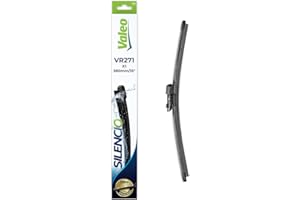 VALEO Silencio Wycieraczki - VR271 - Wysoka Wydajnosc, Doskonala Widocznosc 360 Stopni, latwa Instalacja. Oryginalne Plaskie Pióro Wycieraczki 380mm- Tylne - Jedna Sztuka - 574602
