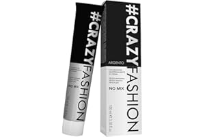 CAPELLO POINT Crazy Fashion, Tinte Semipermanente, Sin Amoniaco, Resorcinol ni PPD, Tinte Semipermanente en Crema, Duración de 6 a 8 Lavados, Plata, 100 ml