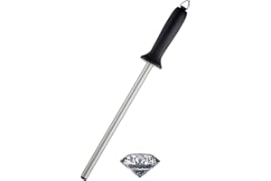 TAYLORS EYE WITNESS Gamme Sabatier High End 25cm/10" Round Diamond Steel Black Handle