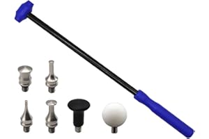 Yisawroy Knock-Down Pen PDR-Tools Car Tap Down Body Panel Dent Rod Removal Repair Hand Tools Auto Maintenance Part Kit Tapper Hammer Dent Tools Strumento di riparazione ammaccature Martello di