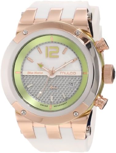 Mulco Unisex MW5-1621-146 Bluemarine Glass Chronograph Swiss Movement Watch