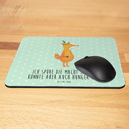 Mr. & Mrs. Panda Mauspad Druck Fuchs Indianer – 100% handmade in Norddeutschland – Indianer, Fuchs, Füchse, Hunger, Kochen, Koch, Küche, Spüre die Macht, Spruch, lustig, witzig, Mouse Pad, Mousepad, Computer, PC, Männer, Mauspad, Maus, Geschenk, Druck, Schenken, Motiv, Arbeitszimmer, Arbeit, Büro Indianer, Fuchs, Füchse, Hunger, Kochen, Koch, Küche, Spüre die Macht, Spruch, lustig, witzig, - 4