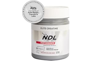 NDL Pro-Health Creatina monoidrato Creapure - Creatine monoidrata in polvere per migliorare le prestazioni e gli esercizi ad alta intensità - 300 g - by Rafa Nadal