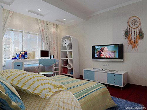 SOLEDI Dreamcatcher Traumfänger Glücksbringer exquisite Stickereien Bambuskreis Braun - 3