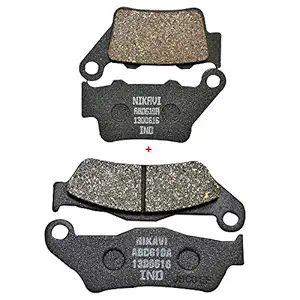 NIKAVI DP1 - DP11 Front&Rear - Combo Brake Disc Pads Compatible for Royal Enfield (All New Models)