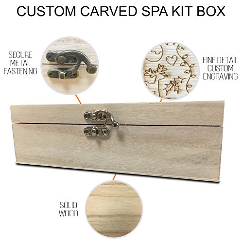 Twisted Envy Personalised Bamboo Stalks Luxury Wooden Spa Kit Box Collection 4