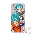 Produktbild Make Me Chic Dragonball Z Kaio-Ken Son Goku Vegeta Saiya-Jin iPhone 7 Weicher Silikon Schutzhülle Bumper Handyhülle Hülle Case Cover Schale TPU mit Motiv + Displayschutzfolie + Kabel Saver