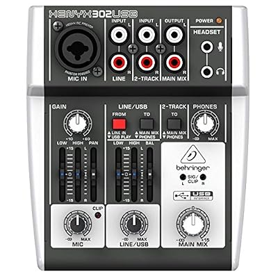 Behringer 302USB Console de mixage 5 entrées avec port USB