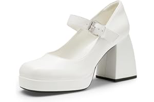 DREAM PAIRS Zapatos de tacón Cerrados para Mujer.