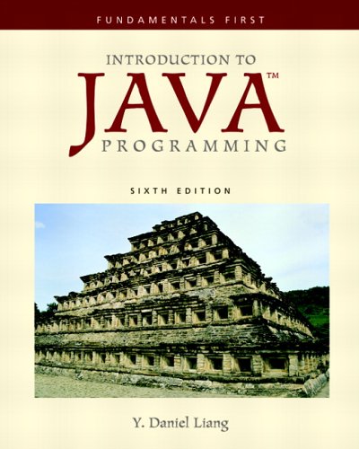 Introduction to Java Programming: Fundamentals First